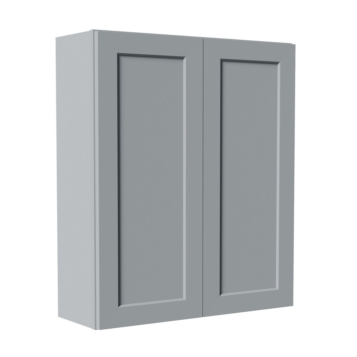 Shaker Wall Cabinet With Soft Close Hinges, Adjustable Shelves, Double Door