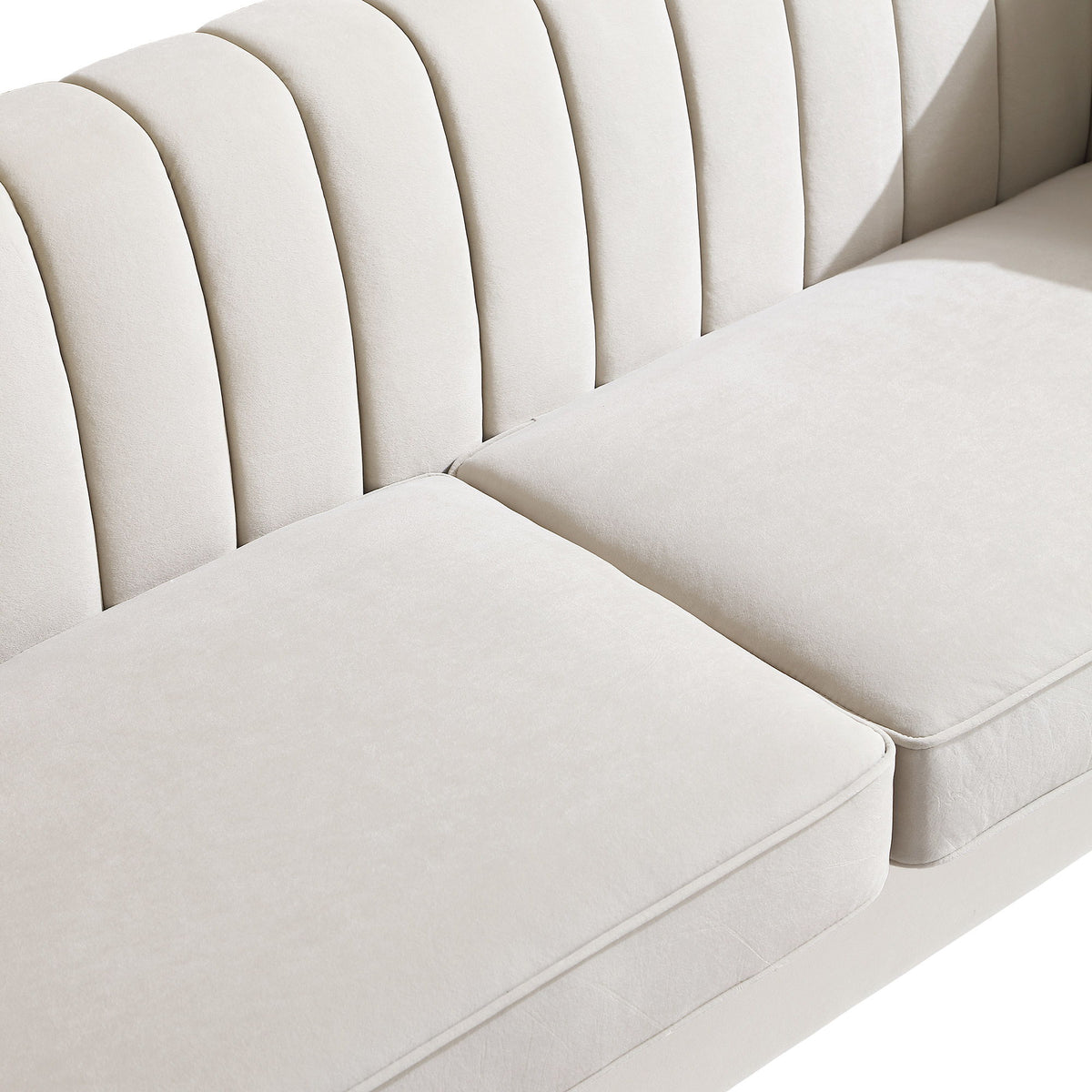 2 Piece Sofa Set With Tufted Back And Deep Seating