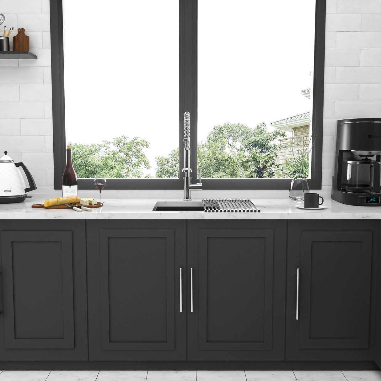 Undermount Kitchen Sink With Deep Single Bowl