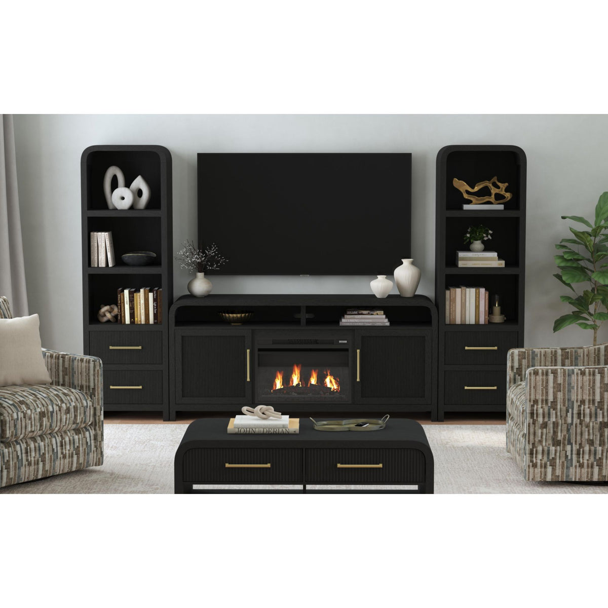 Ridgemont - Entertainment Unit With 70" TV Console