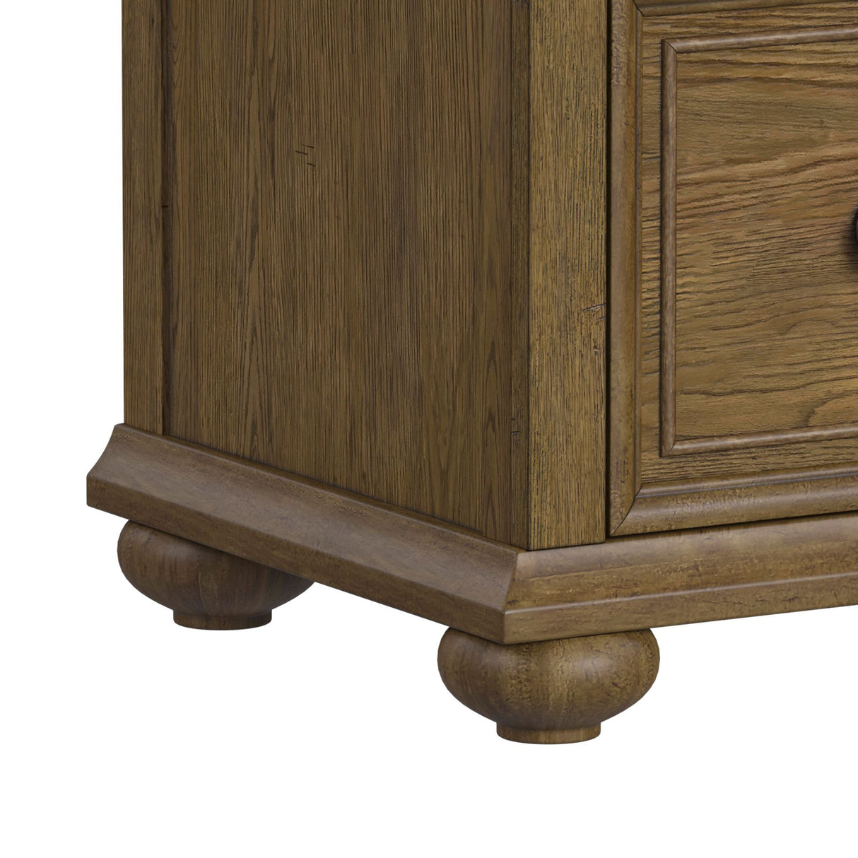 Heritage & Home - Nightstand With USBC - Oak Brown