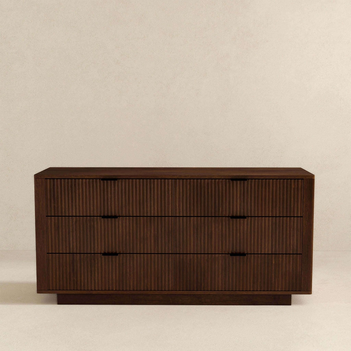 Lola - Dresser With 6 Drawers - Dark Brown