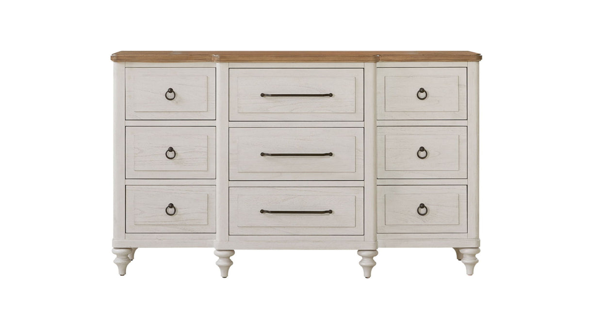 Citrus Heights - Triple Dresser - Cement / Sand