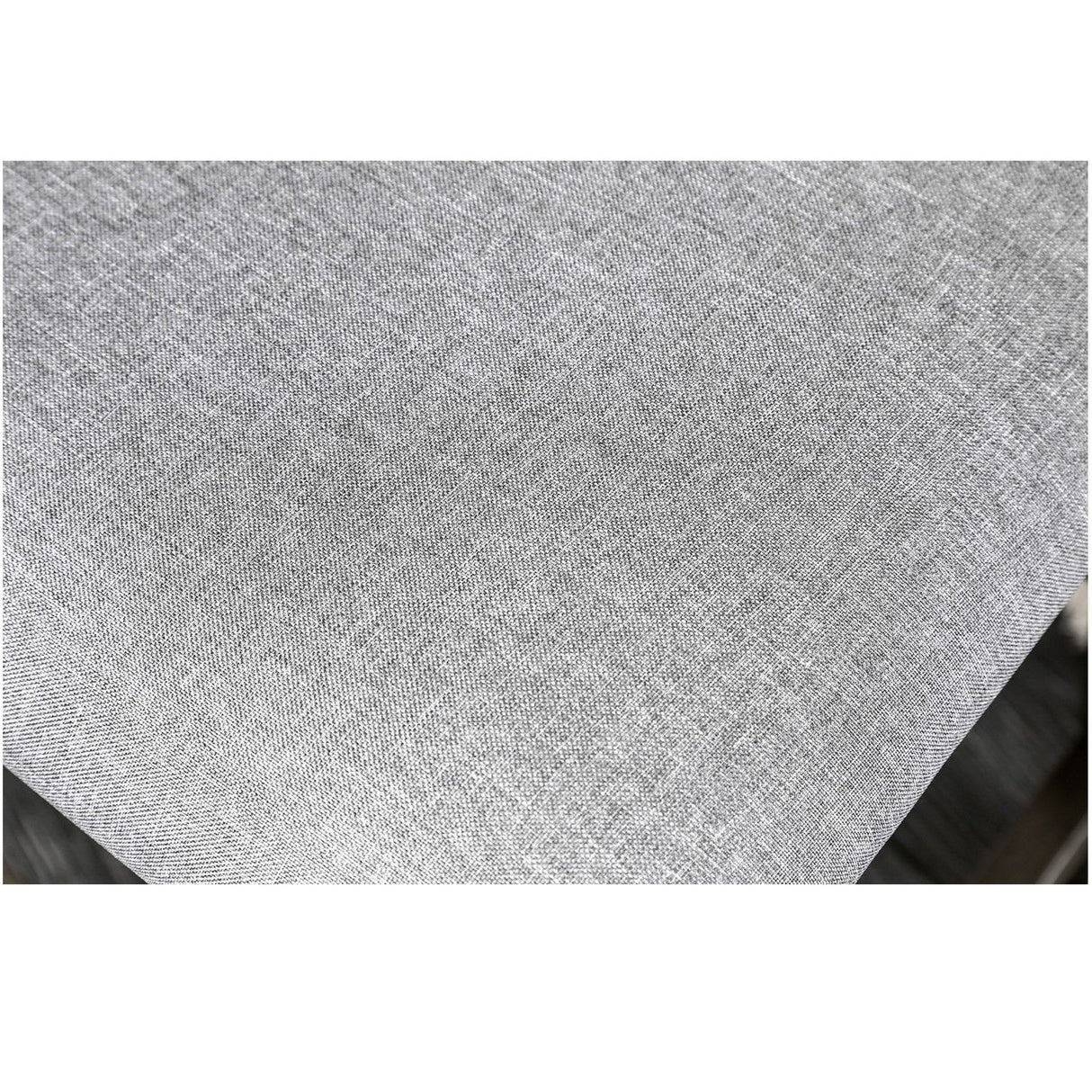 Padded Fabric Seat Panel Back Counter Height Dining Chairs (Set of 2) - Gray / Light Gray