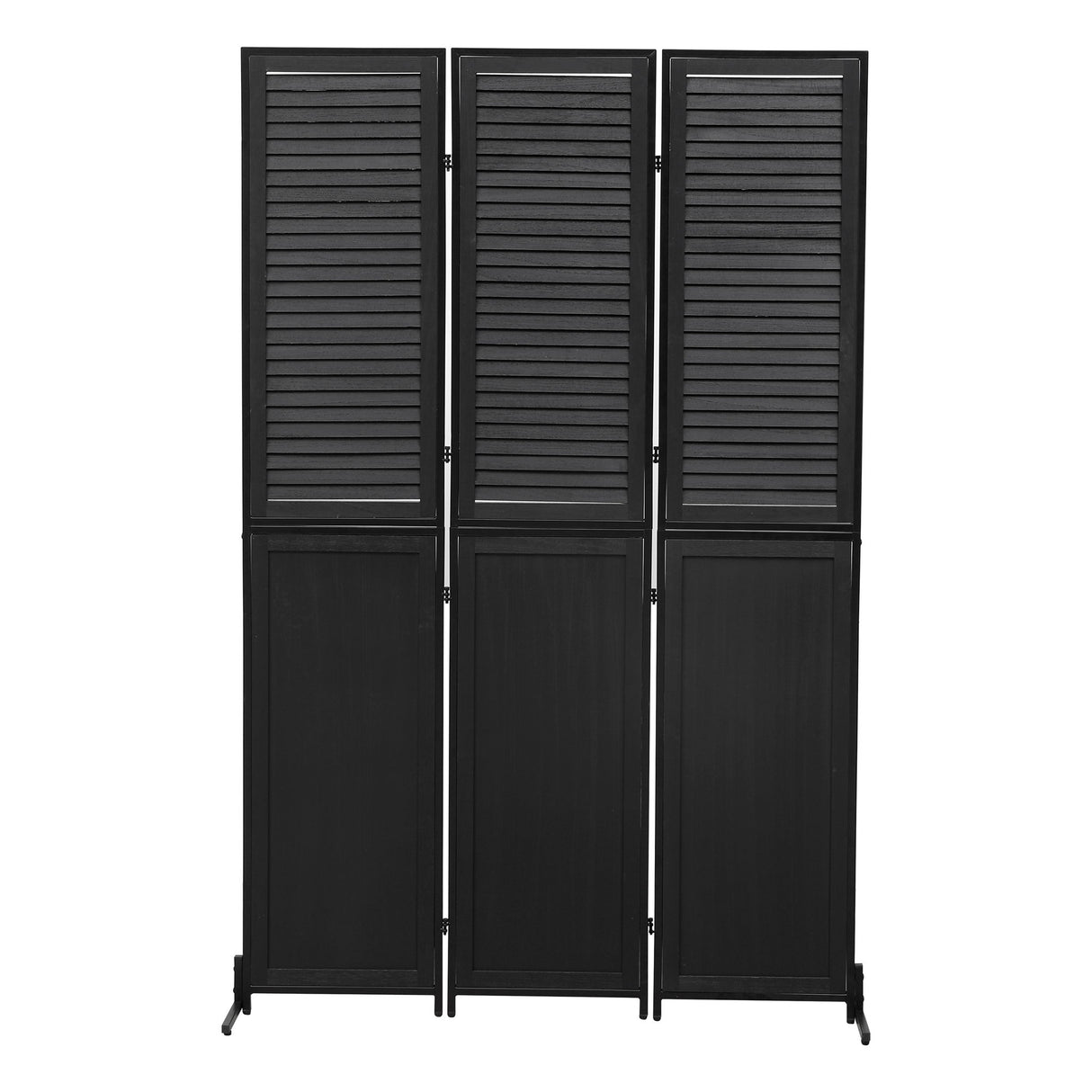Rustic 3 Panel Room Dividers And Folding Privacy Screen