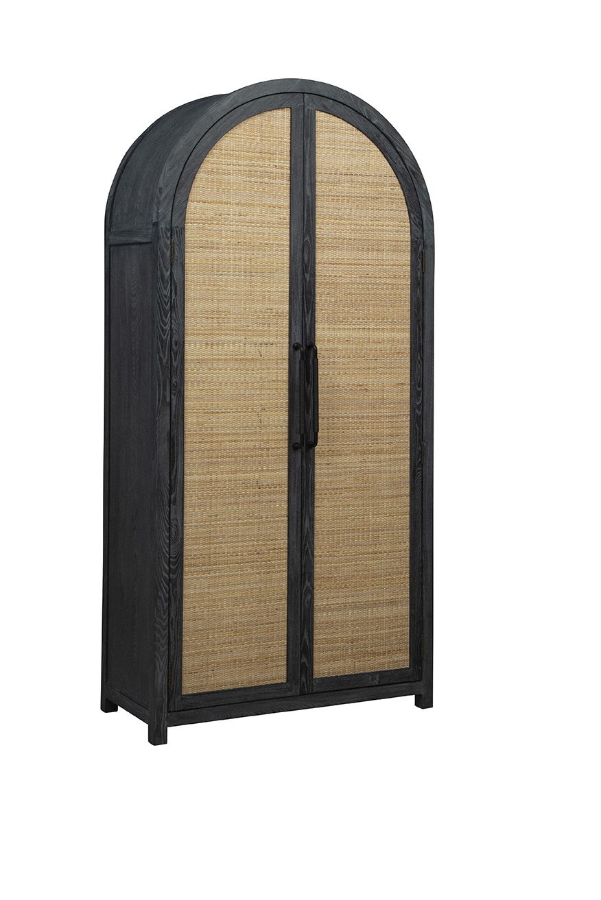 Eloise - Cabinet - Black / Light Brown
