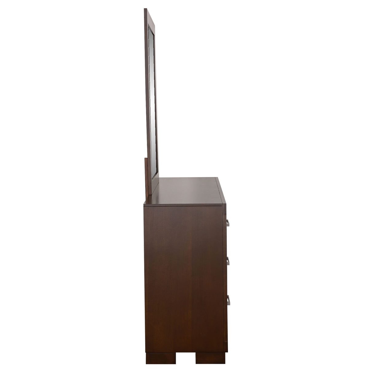 Polk - 6 Drawer Dresser With Mirror - Cappuccino