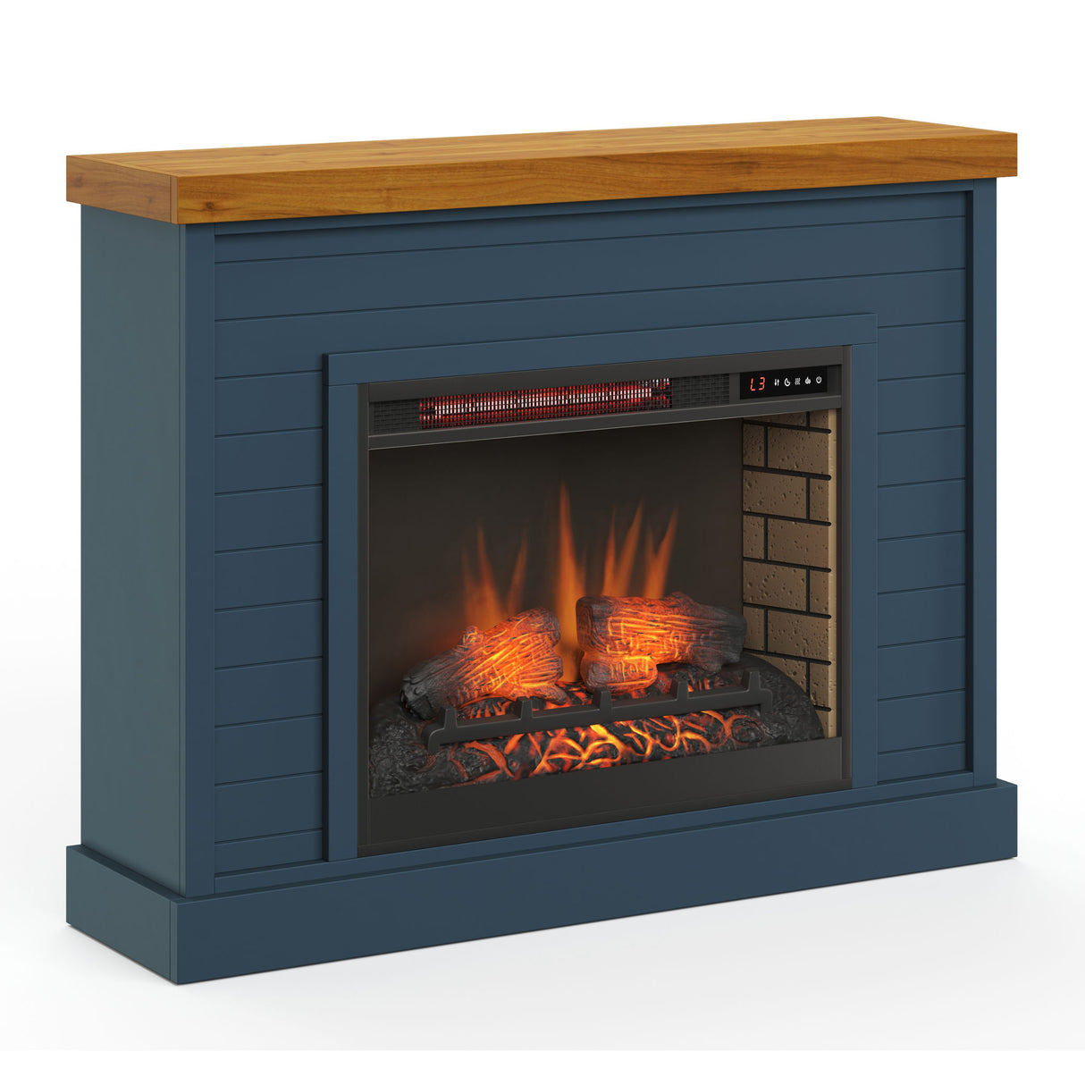 48" Fireplace With Mantel