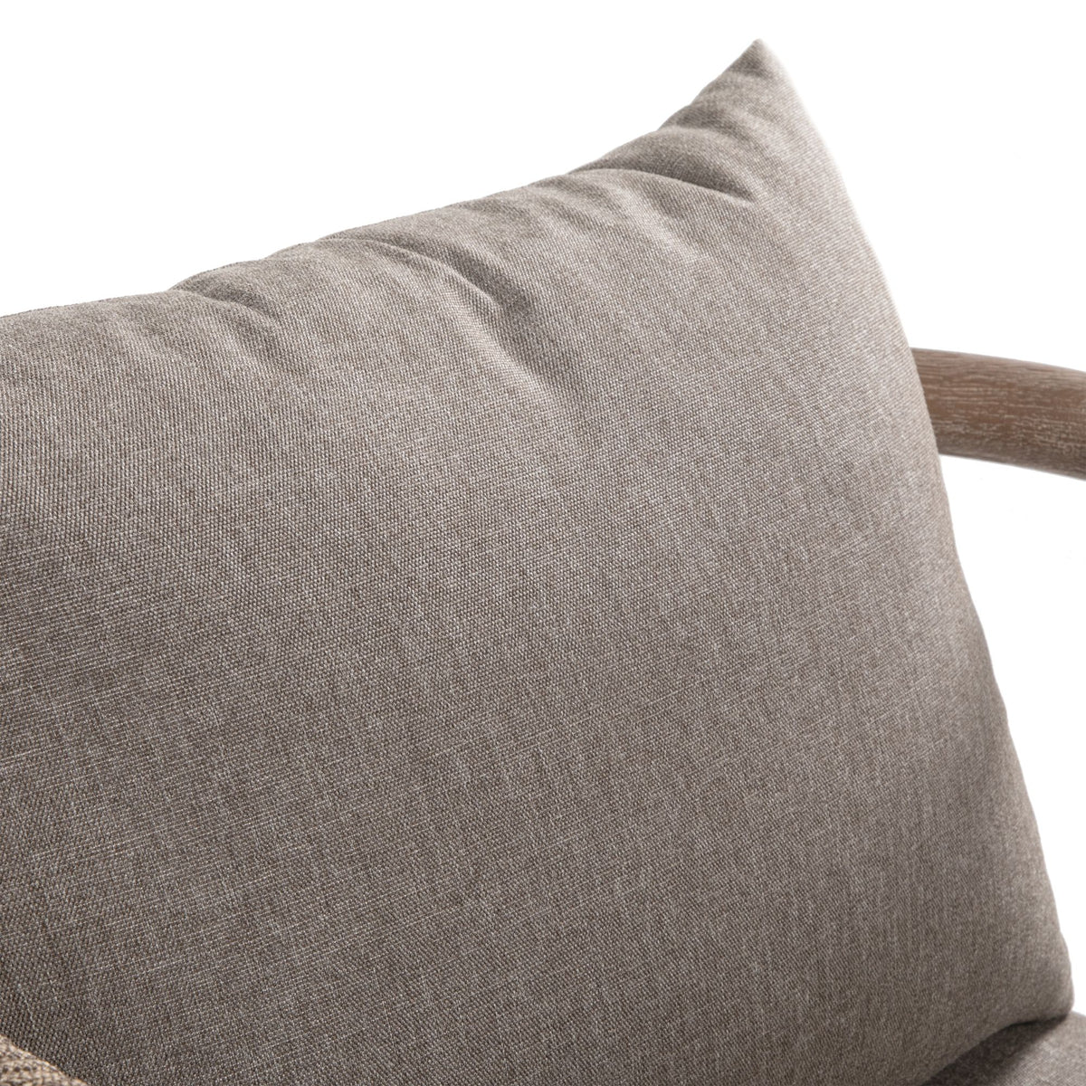 Baja - Outdoor Armchair With Cushion - Brown Eucalyptus / Brown