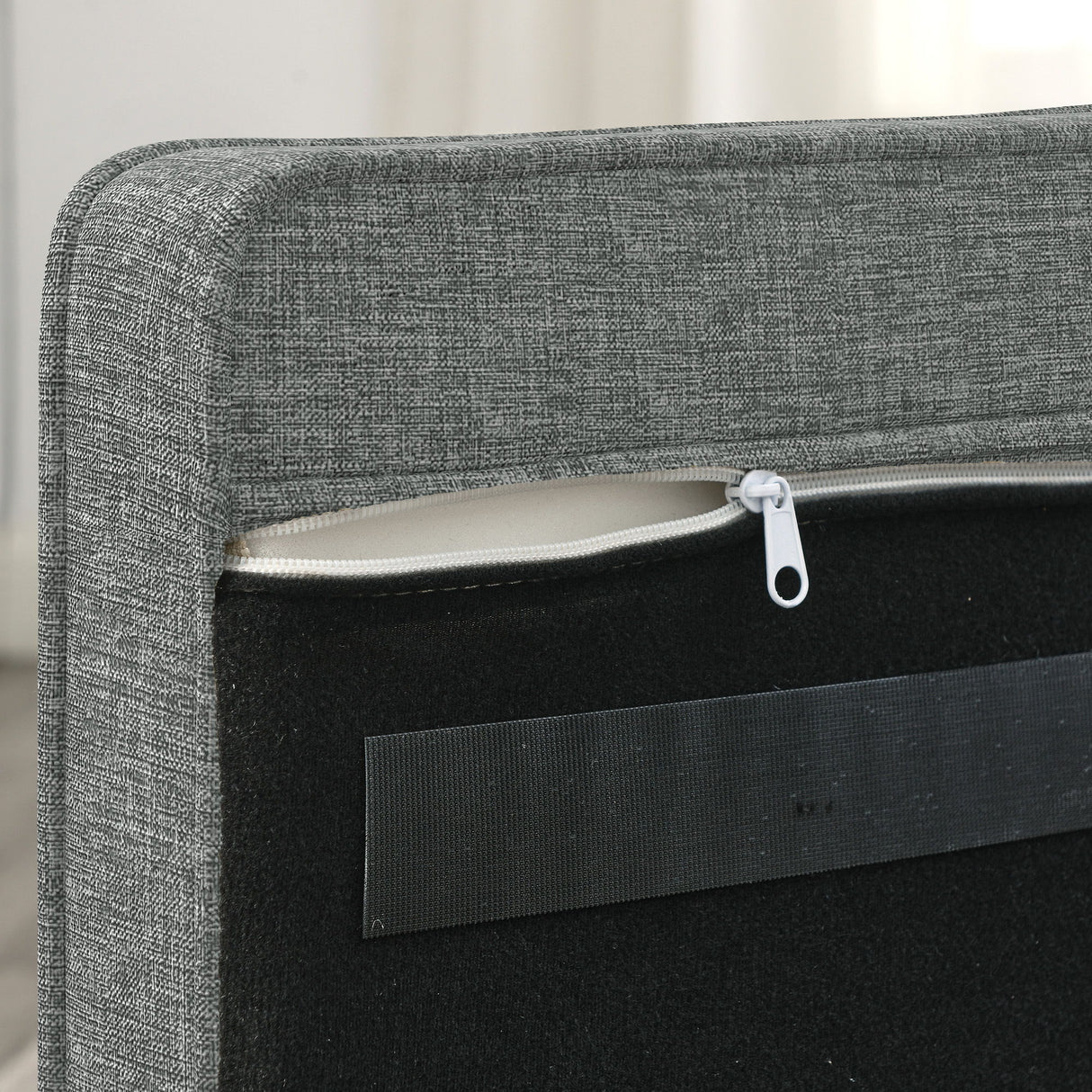 Modern Elegant Rectangle Pet Bed, Durable Elevated Dog Sofa