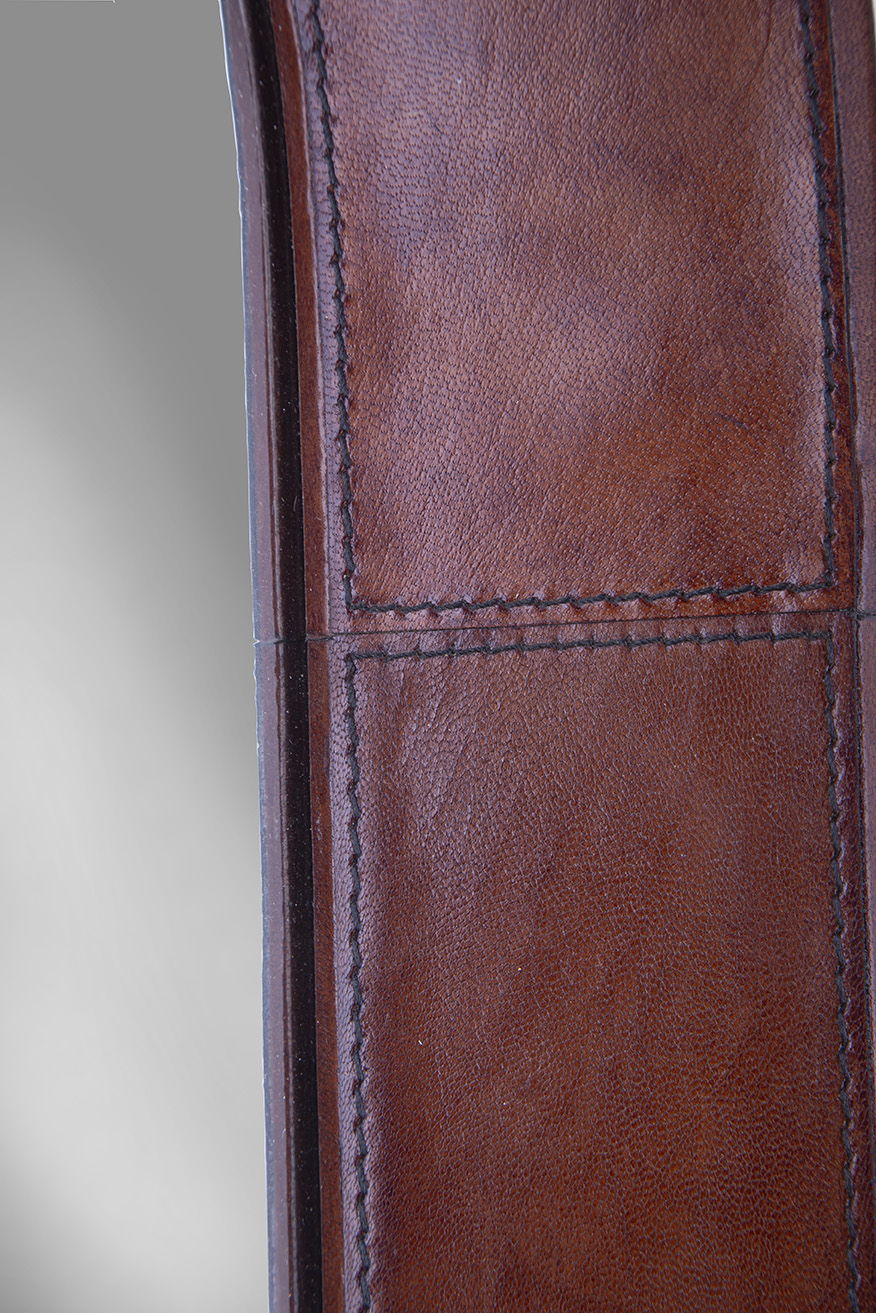 Homer - Oval Mirror - Dark Brown