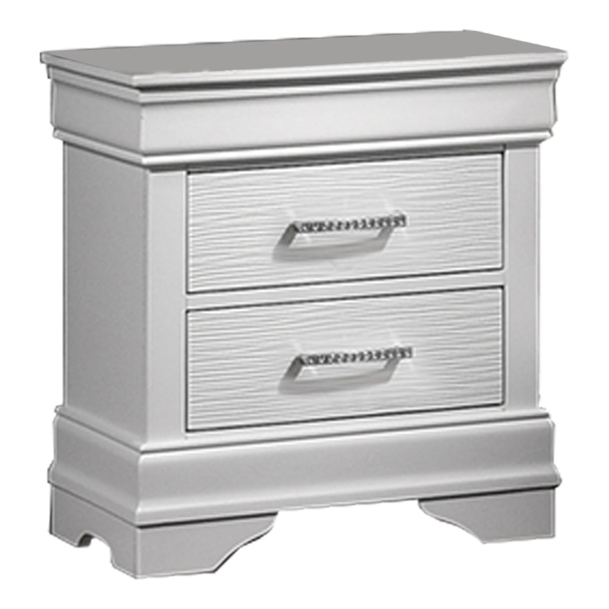 Nightstand With Drawers - White