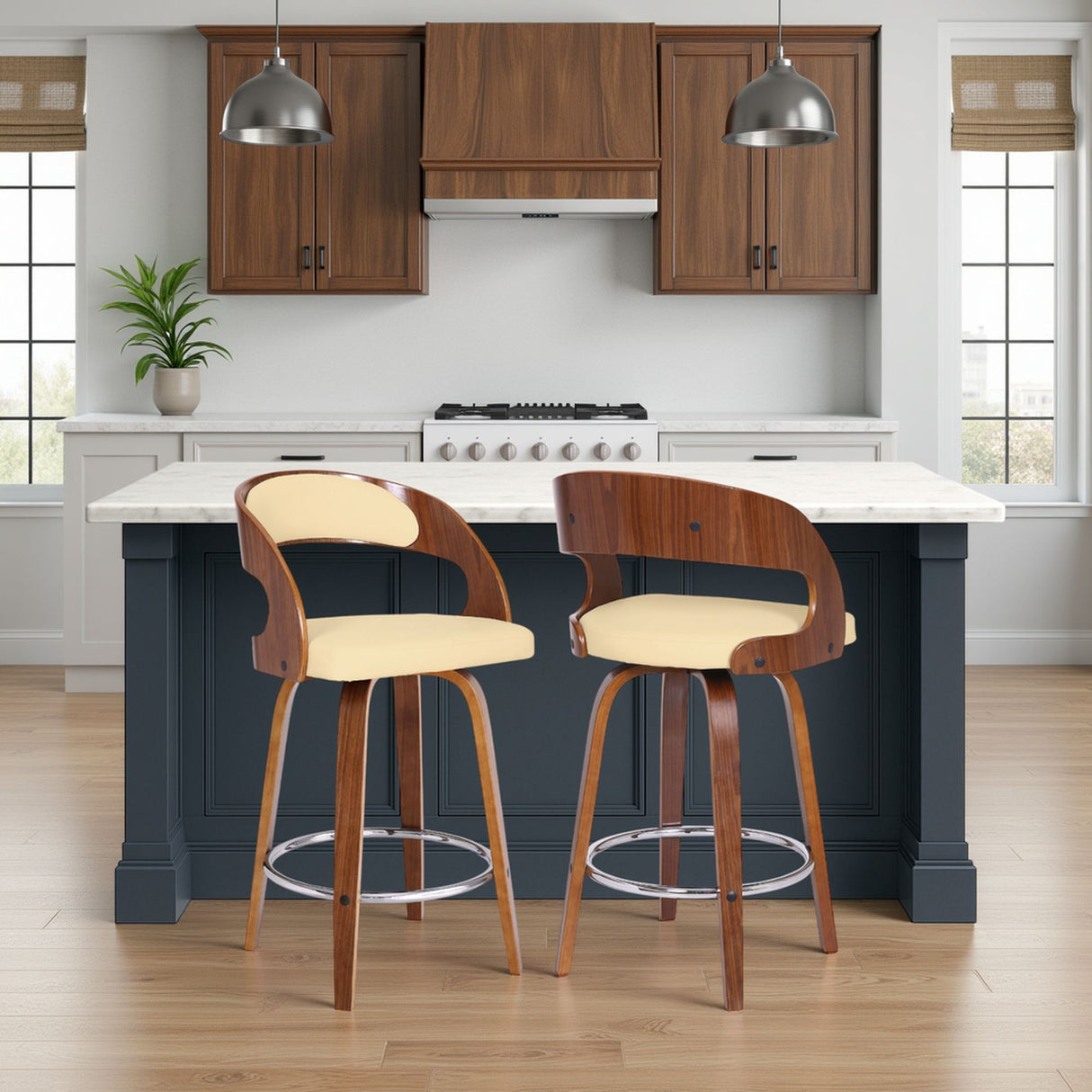 Shelly - 26" Counter Height Swivel Bar Stool