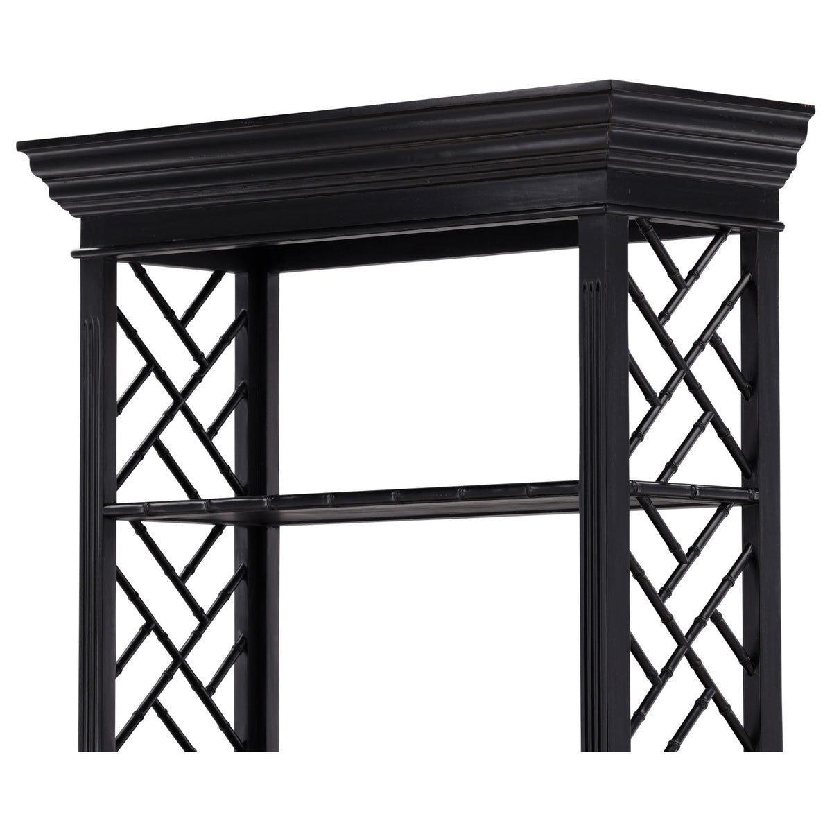 Selma - Bamboo Bookcase - Black