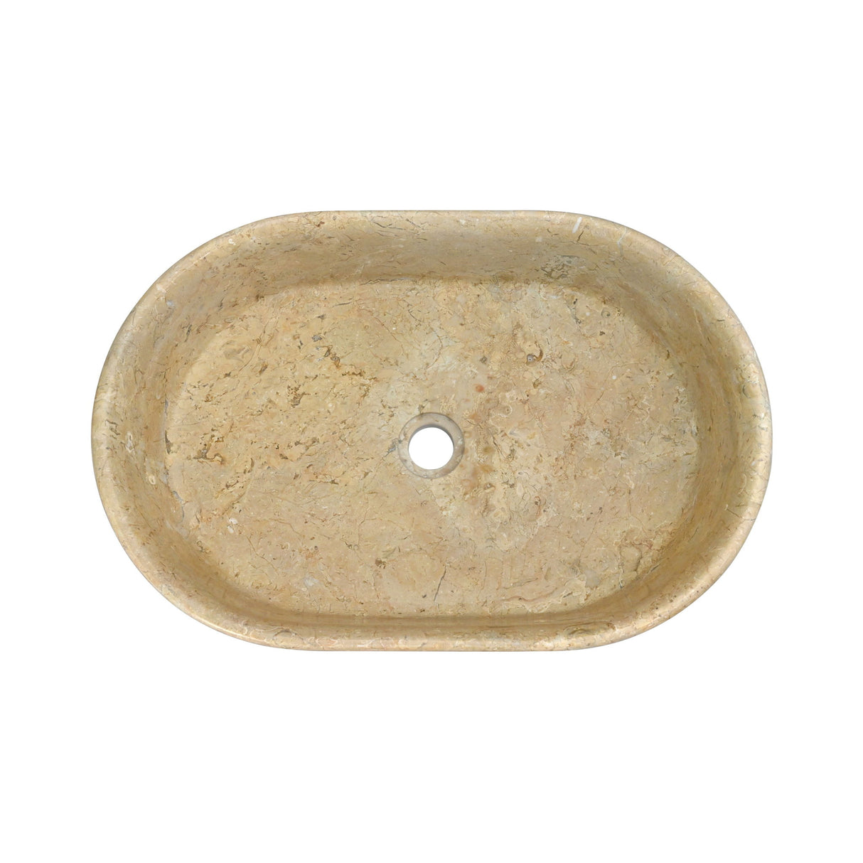 Bathroom Vessel Sink, Semi Polished Surface
