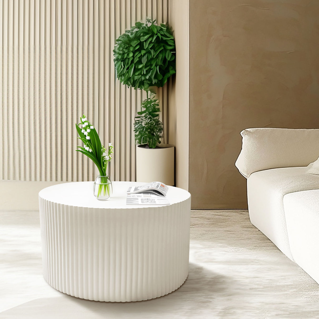 Wave Stripe Nesting Coffee Table (Set of 2)