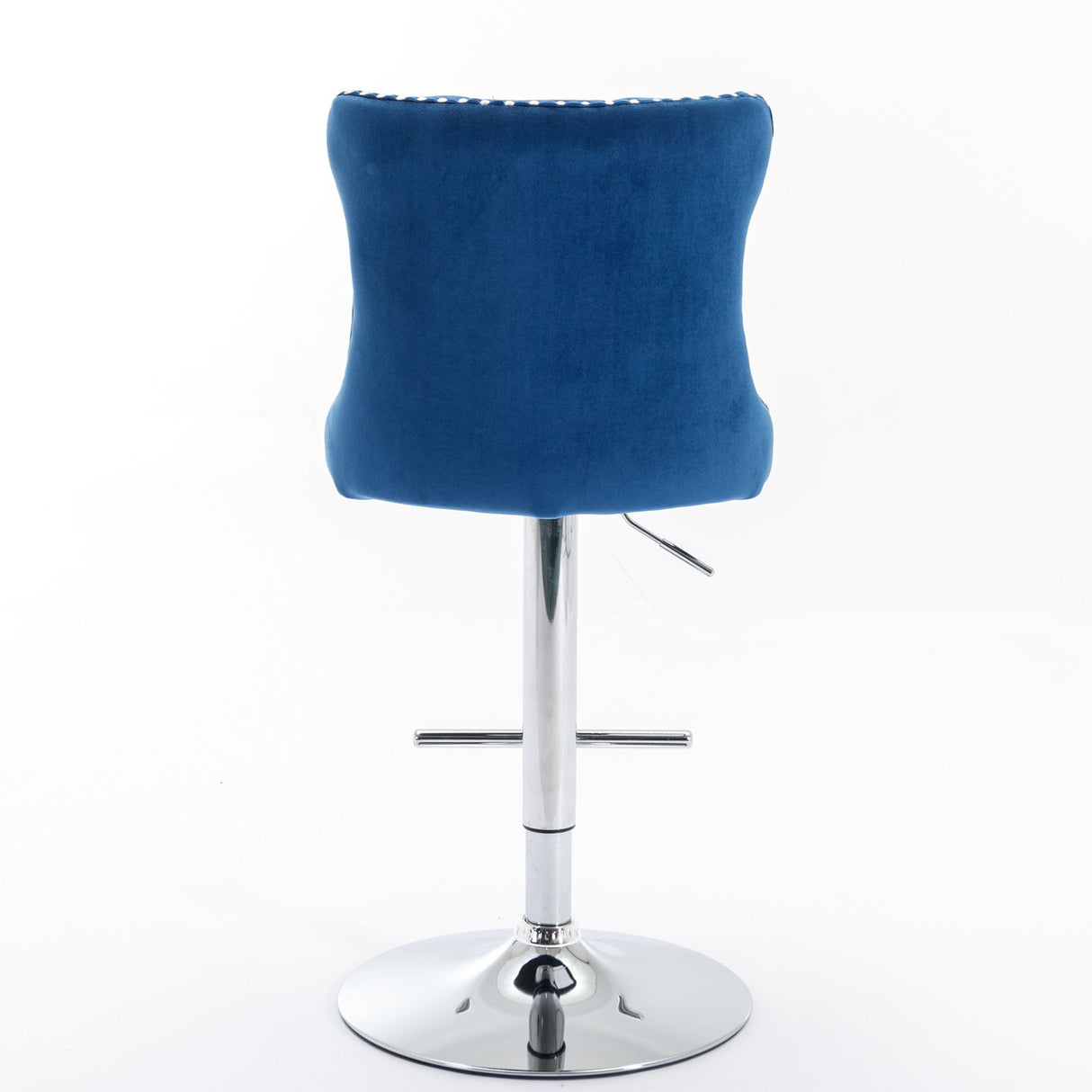 Swivel Barstools Adjusatble Seat Height From 25-33", Modern Upholstered Base Bar Stools With Backs Comfortable Tufted For Home Pub And Kitchen Island (Set of 2)