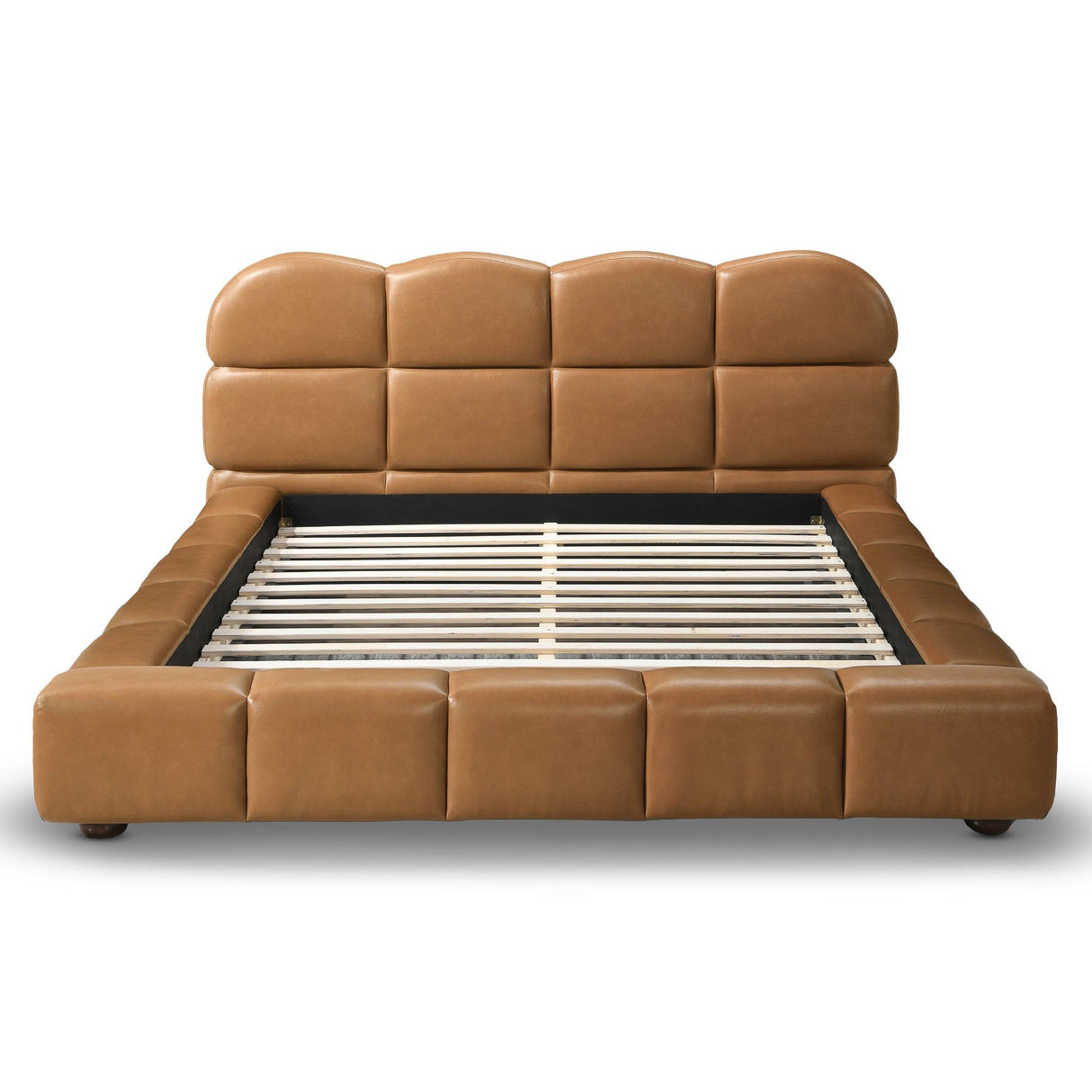 Roswell - Queen Size Platform Bed - Tan