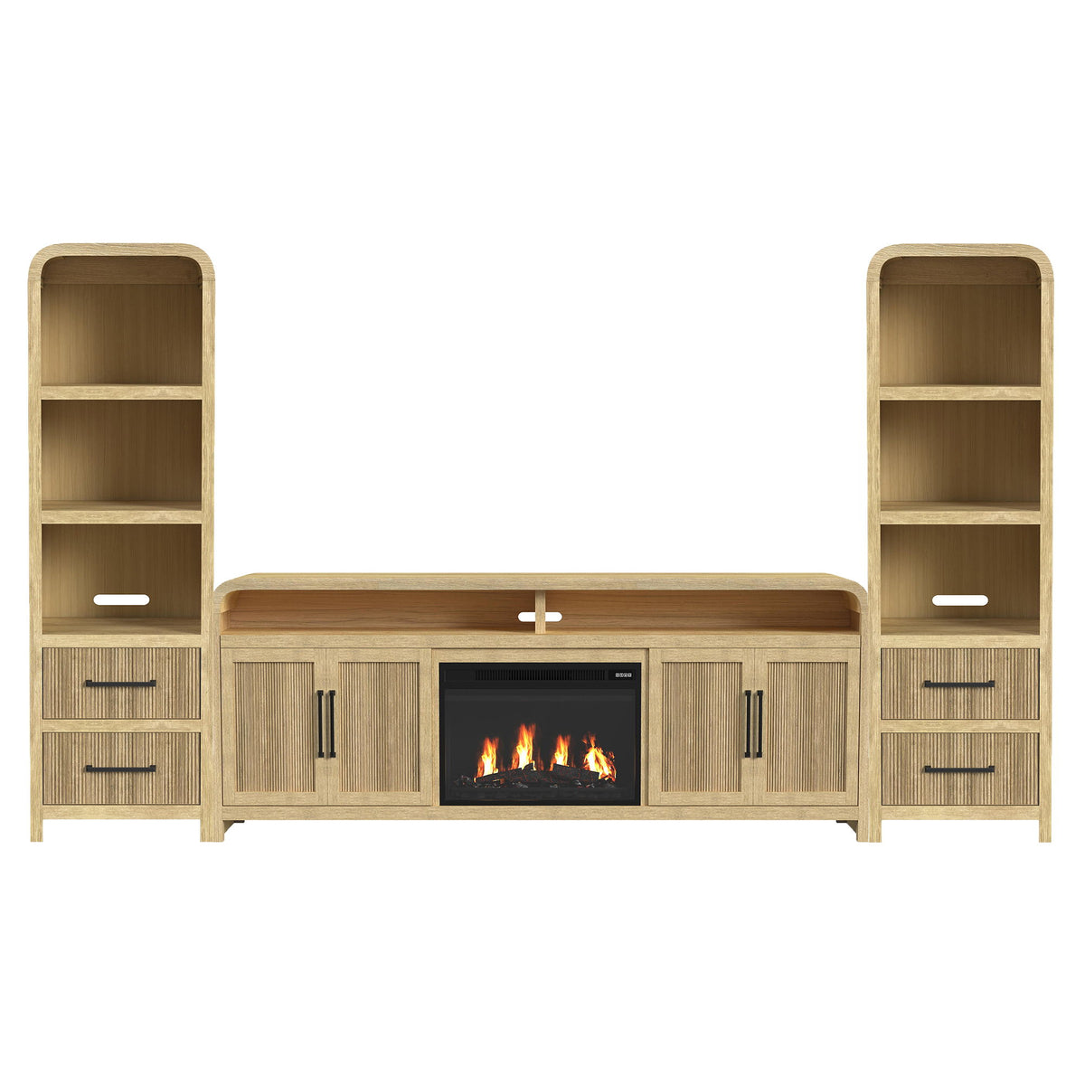 Ridgemont - Entertainment Unit With 82" TV Console