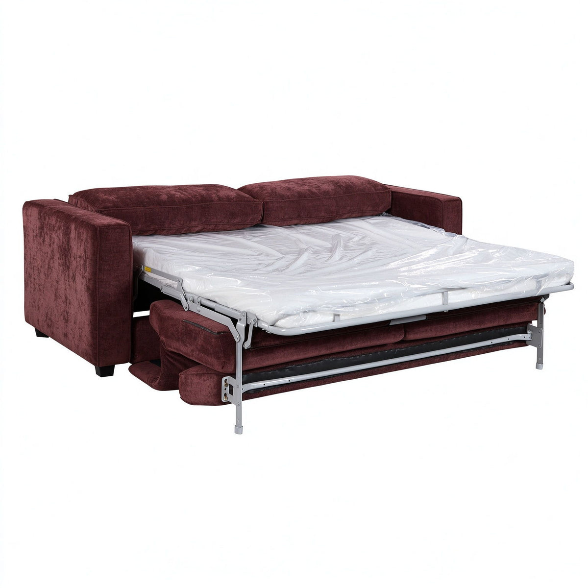 2 Seater Pull Out Sofa Bed, Modern Convertible Sleeper