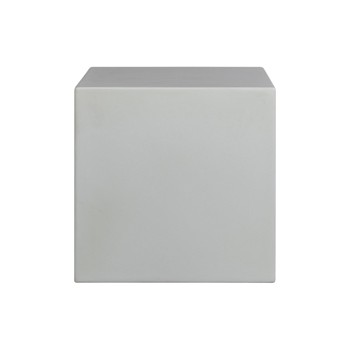 Minerra - Indoor Outdoor Side Table - White Concrete Finish