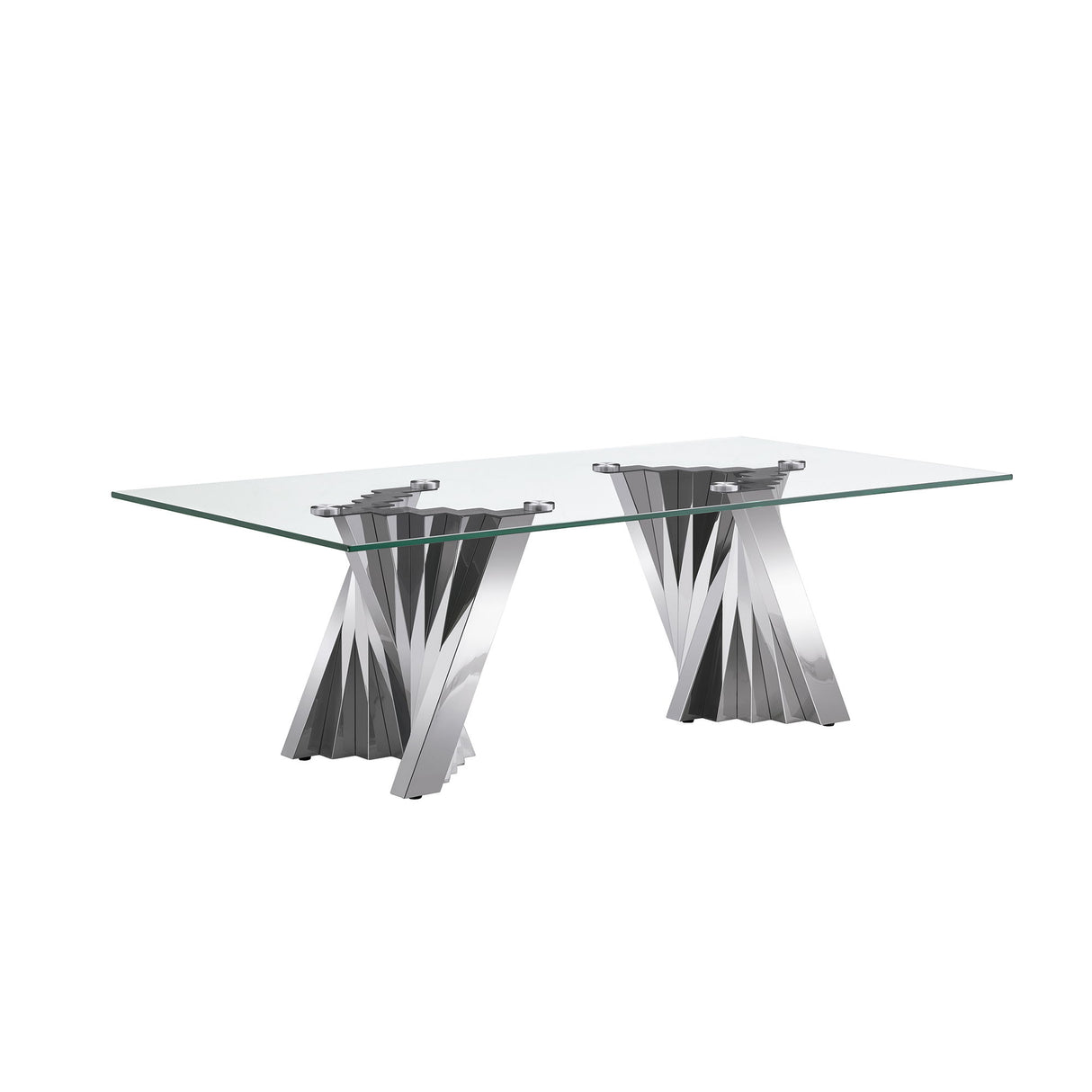 Table With Twisted Fan Shaped Legs