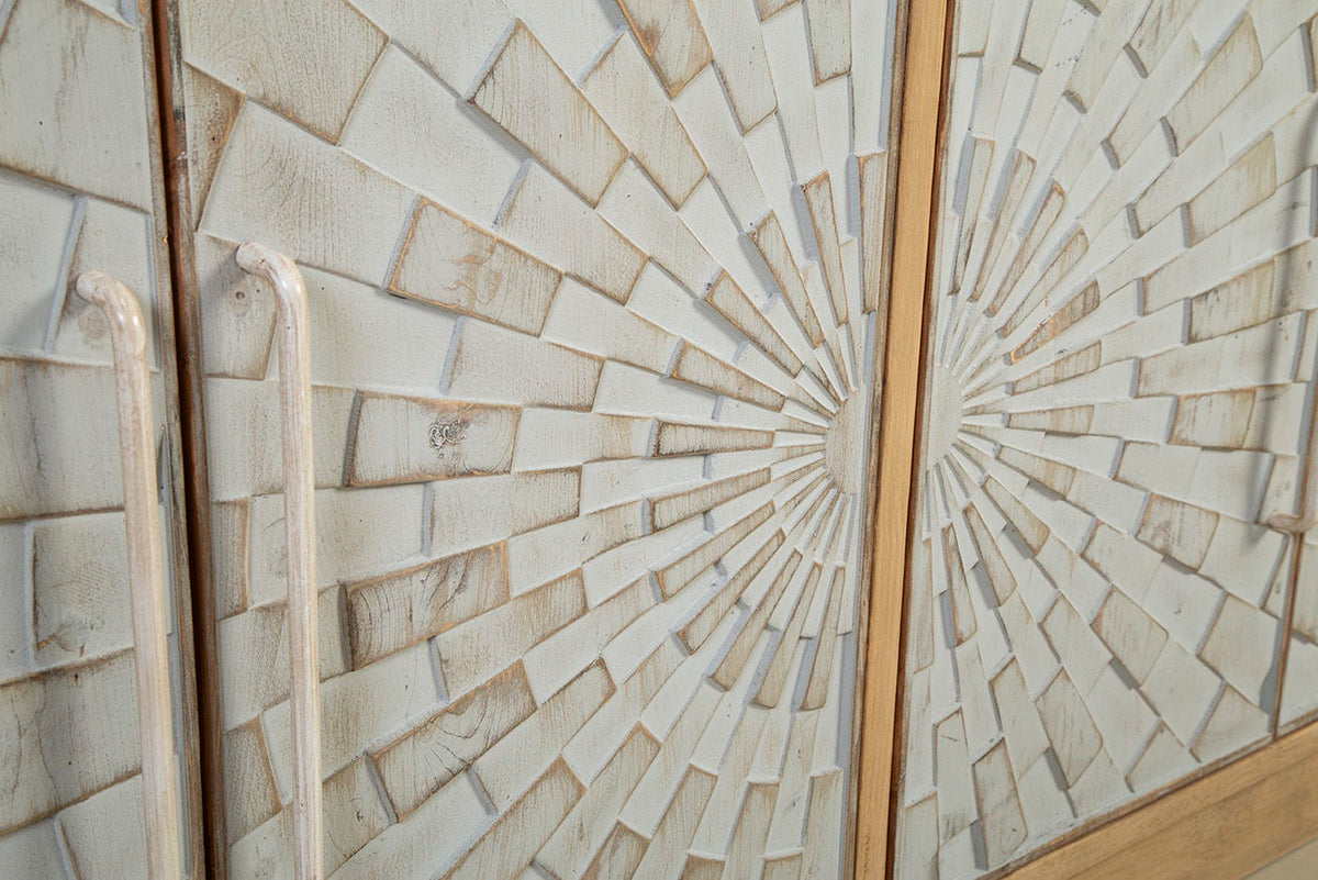 Brighton - Sideboard - Light Brown / Silver
