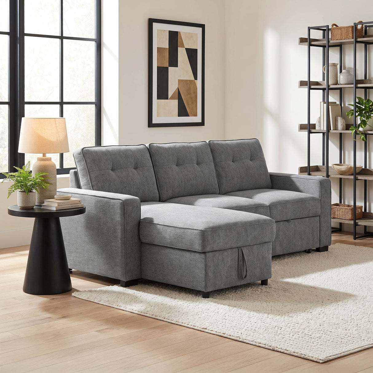 Homer - 2 Piece Sectional - Clementine Gray