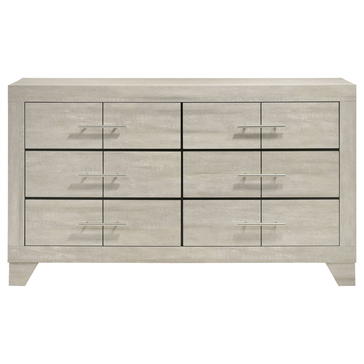 Strout - 6 Drawer Dresser - Cream