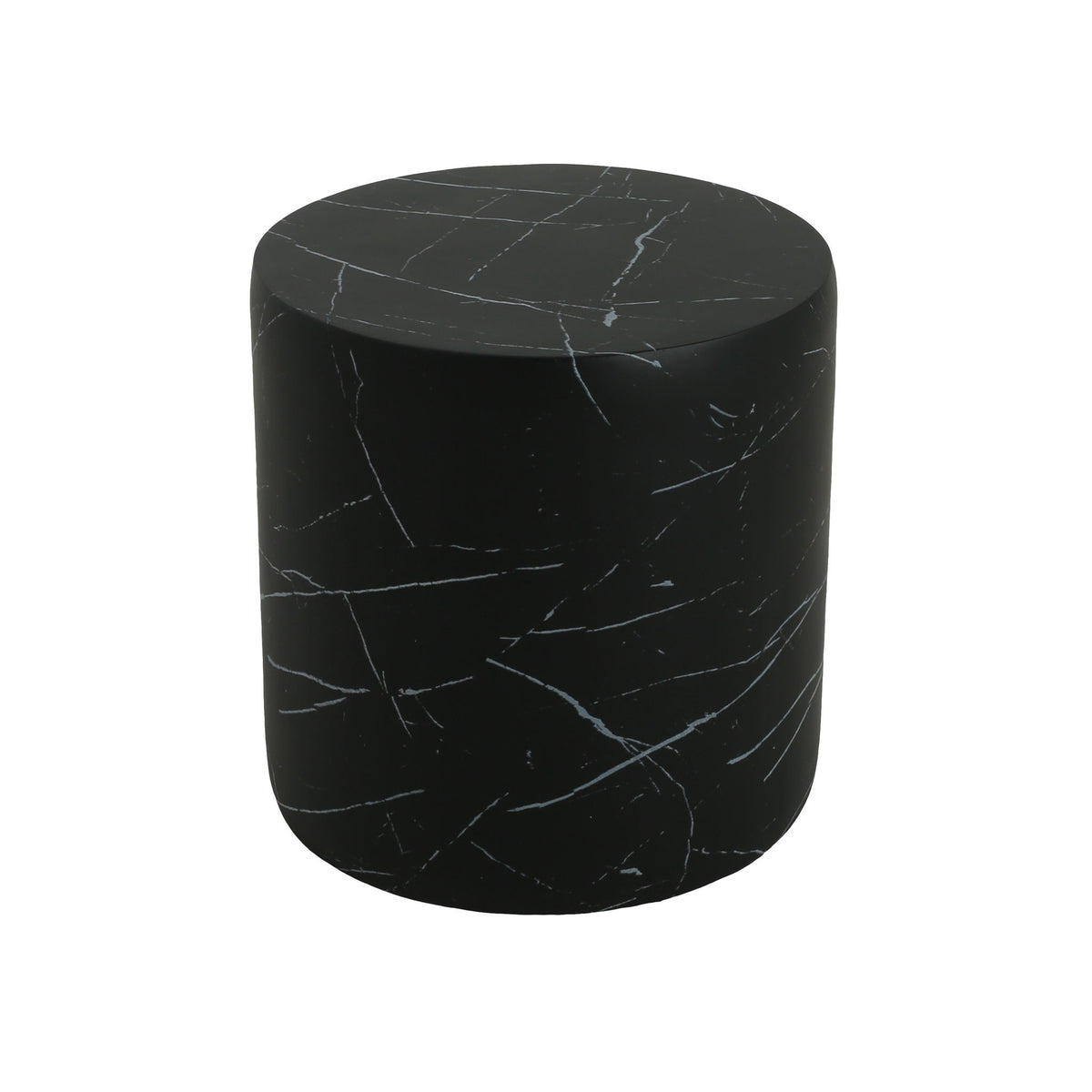 Cylindrical Design, Outdoor Lightweight Concrete Side Table