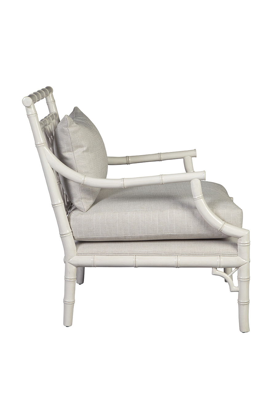 Durango - Arm Chair (Set of 2) - White / Pearl Silver