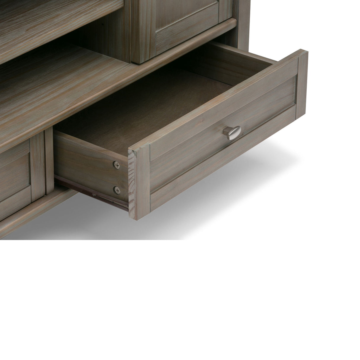 Warm Shaker - TV Media Stand Handcrafted - Light Brown