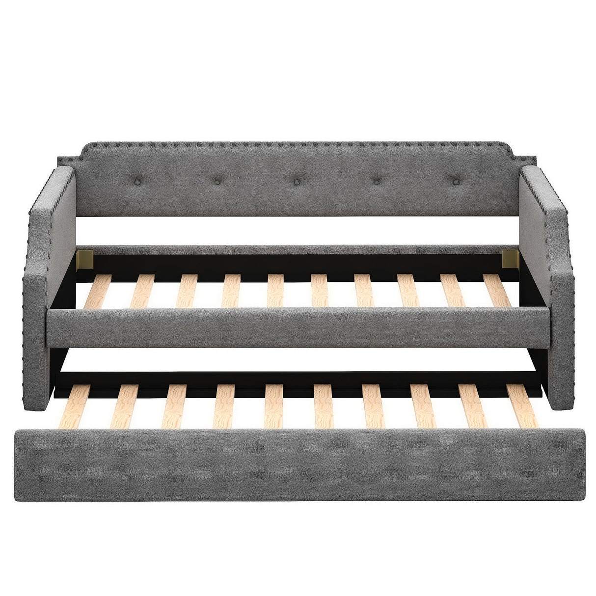 Upholstered Daybed With Trundle