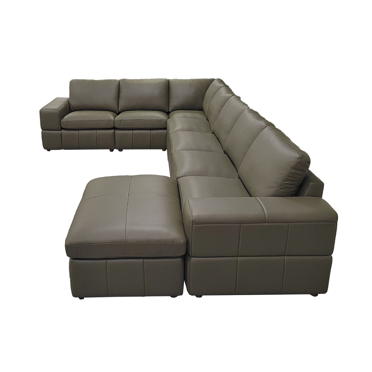 Large Square Arms Modular Sectional