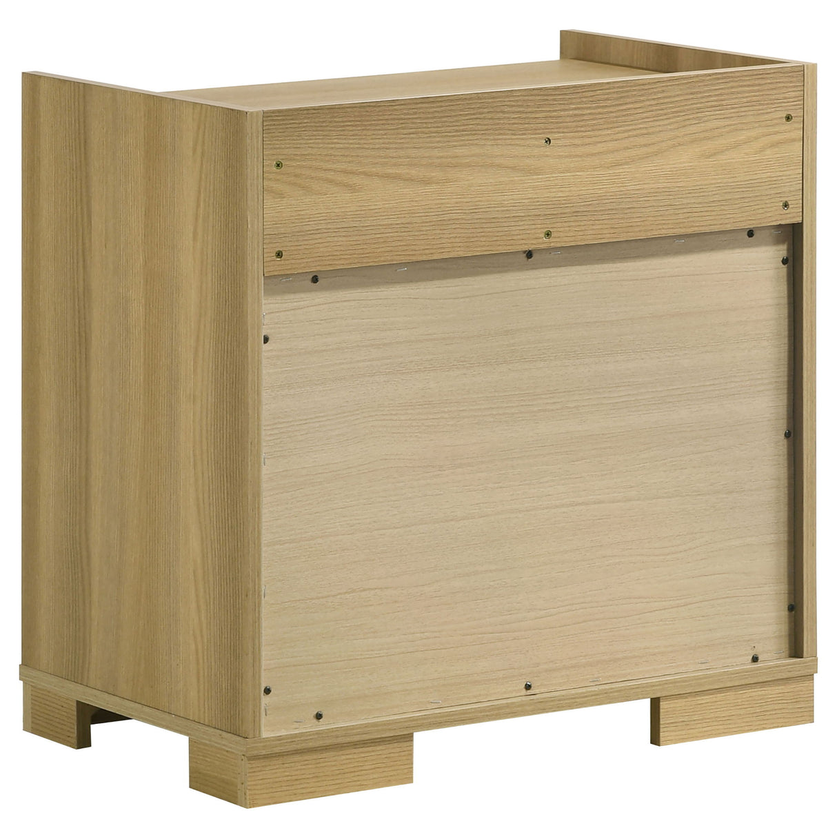 Lincoln - 4 Piece Queen Bedroom Set With LED Lighting - Natural