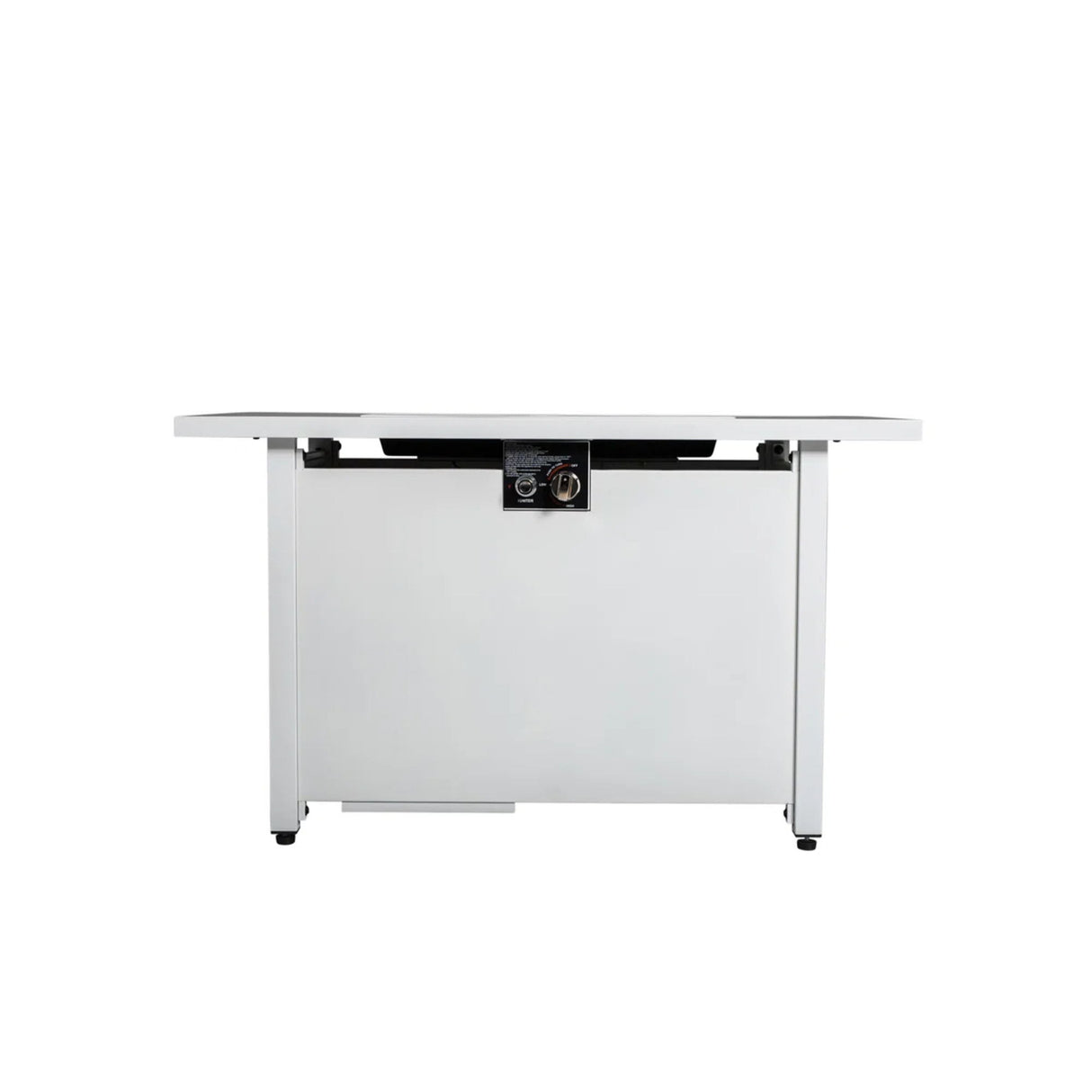 Fire Pit Table Outdoor Patio Heater 50000 BTU Stainless Steel 42x25in