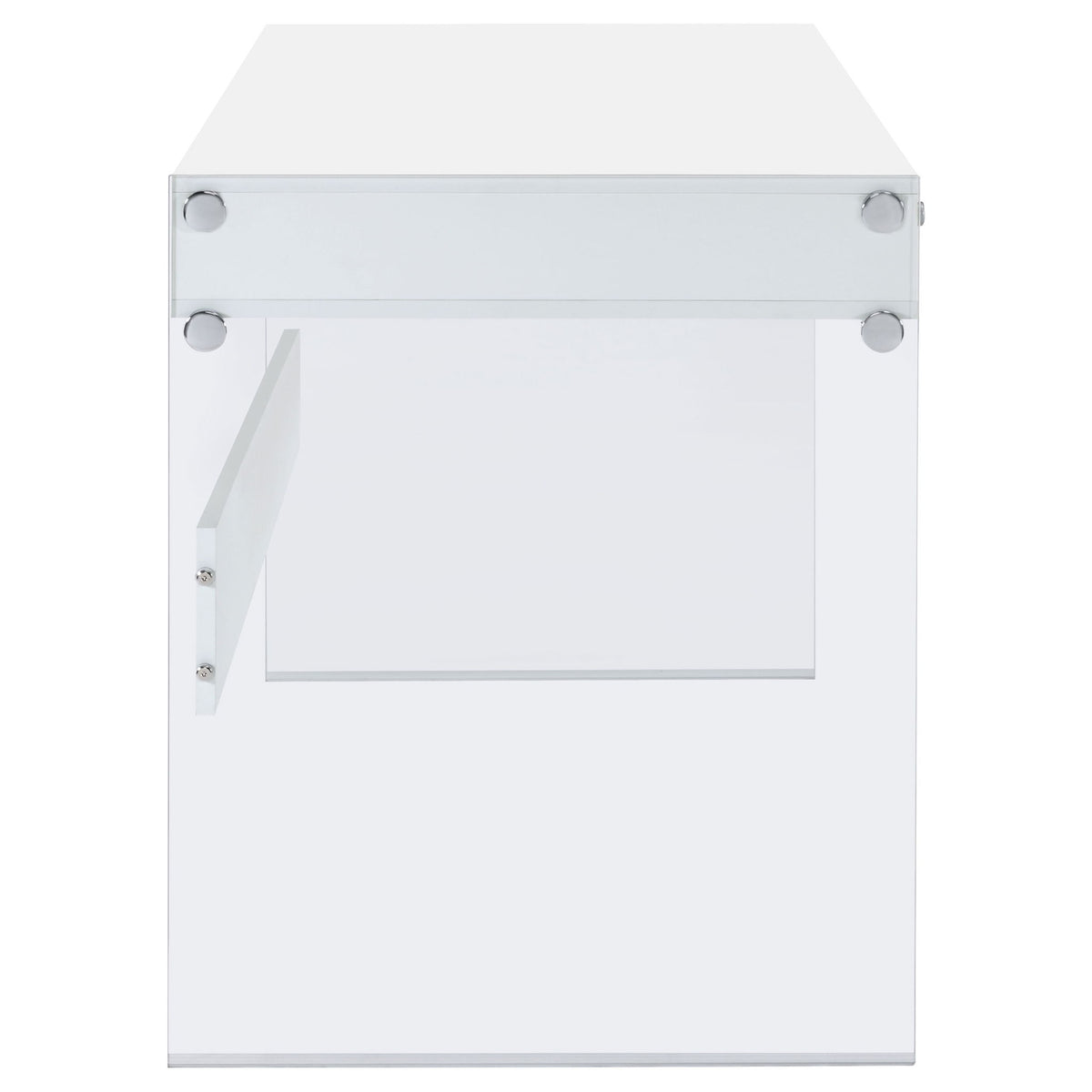 Barretta - 2 Drawer Writing Desk - Gloss White