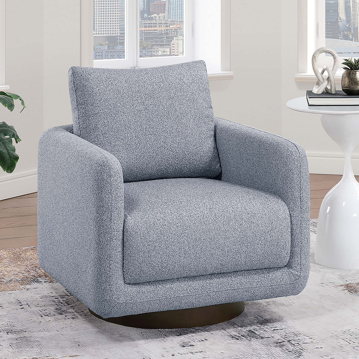 Swivel Accent Chair Upholstered