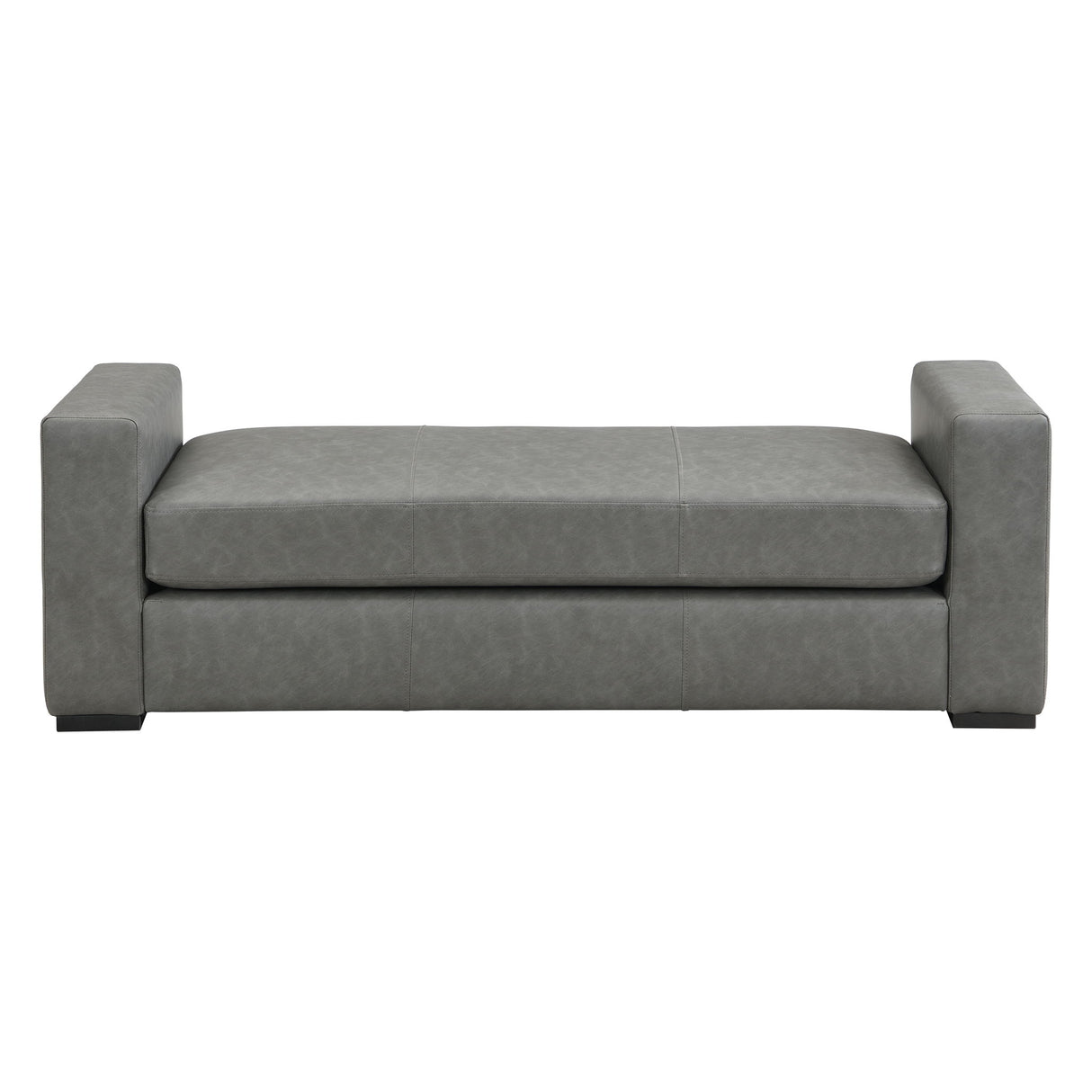 Ottoman With Unique Armrest Design For Living Spaces