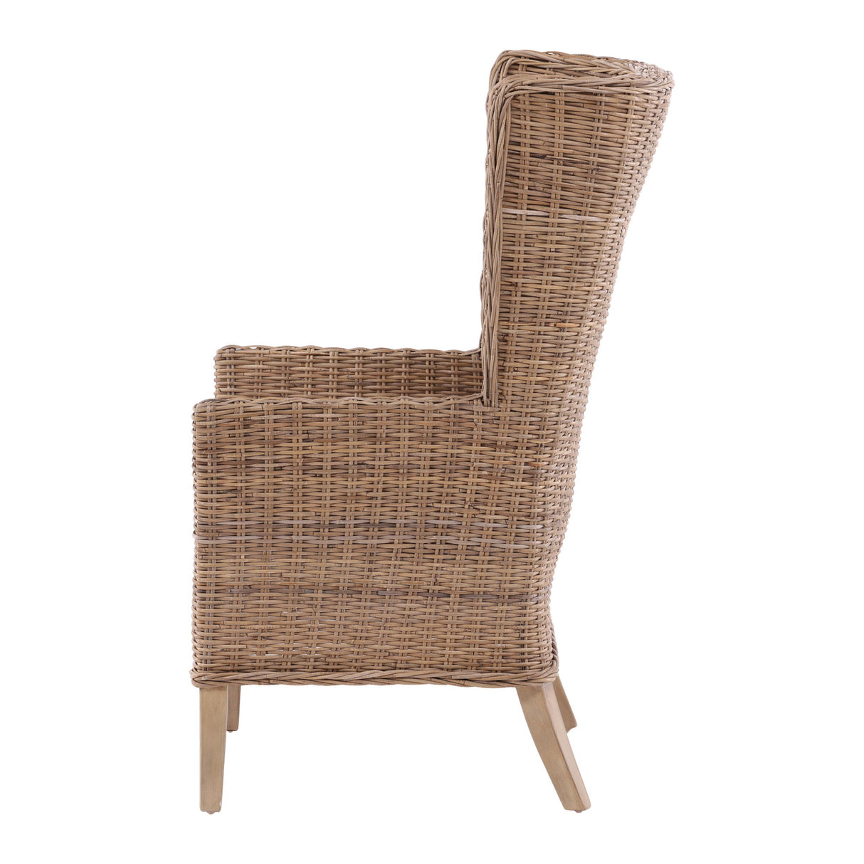 Key Largo - Host Chair (Set of 2) - Light Brown