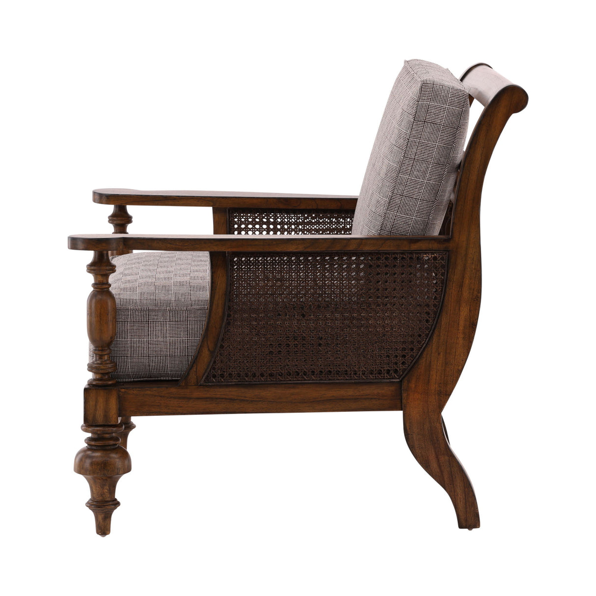 Peterson - Occasional Chair - Dark Brown / Gray