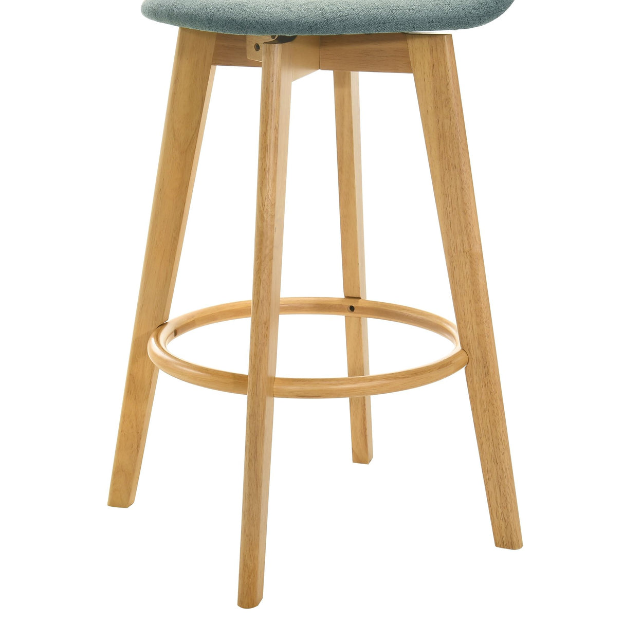 Vera - Upholstered Wood Counter Height Barstool
