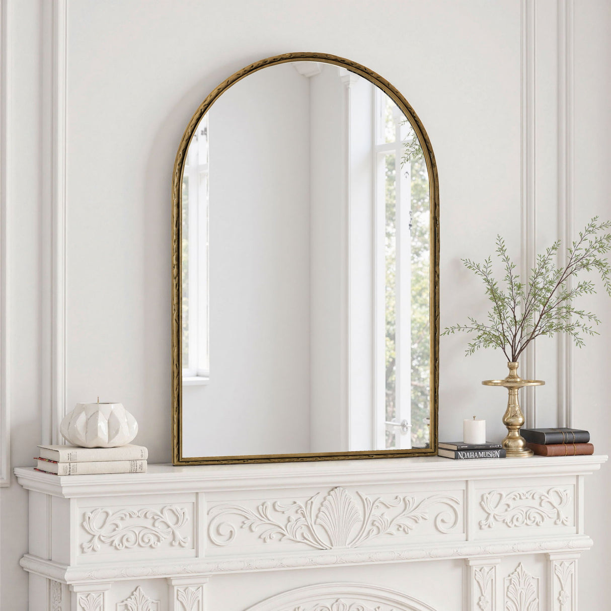 Arched Mirror With Shatterproof Glass
