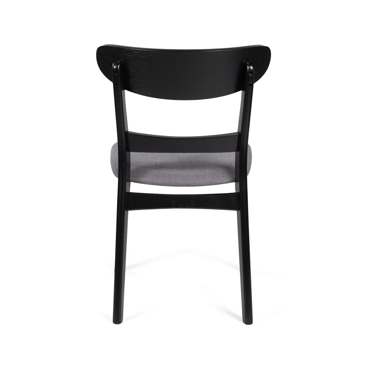 Dining Chair With Upholstered Seat - Dark Gray