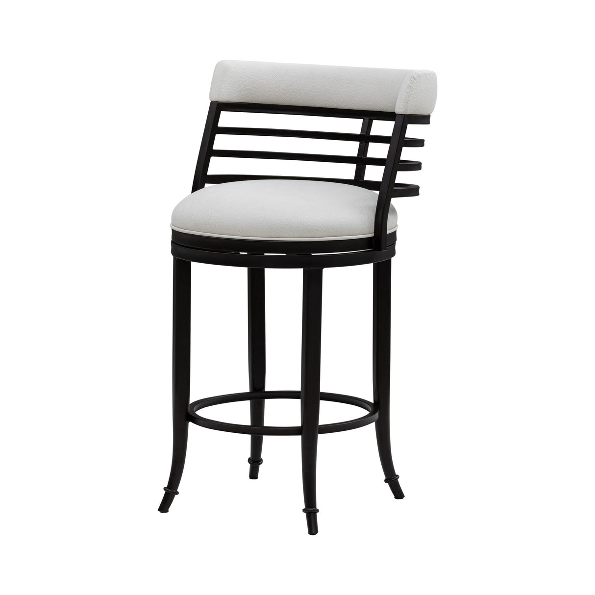 Telia - Upholstered Swivel Counter Height Barstool