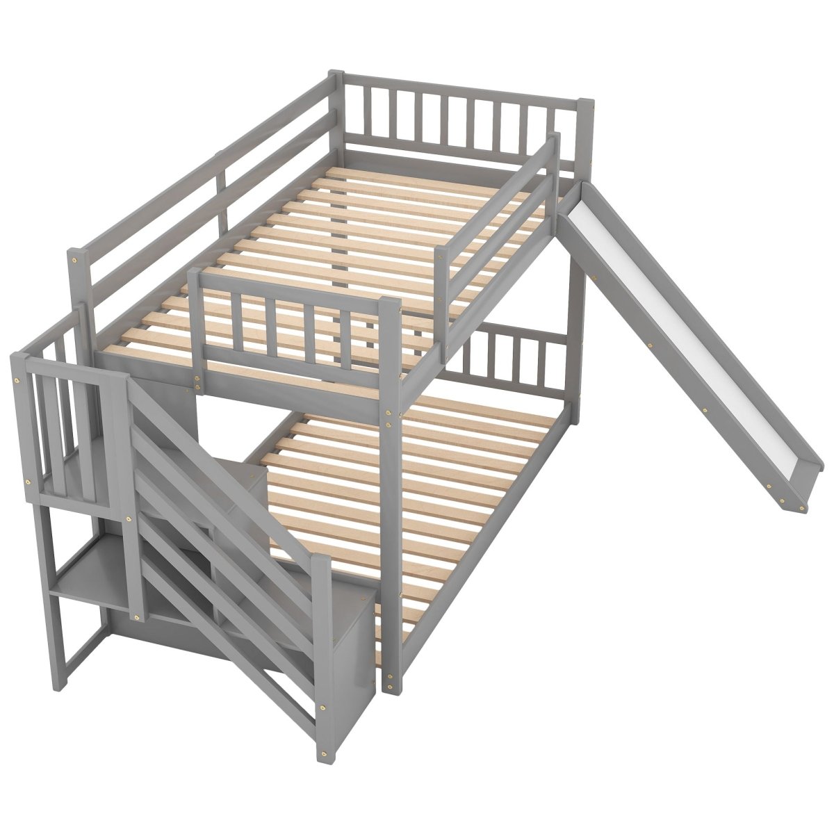 Bunk Bed With Convertible Slide And Stairway - Bunk Beds available at Alpine Outlets in Denver