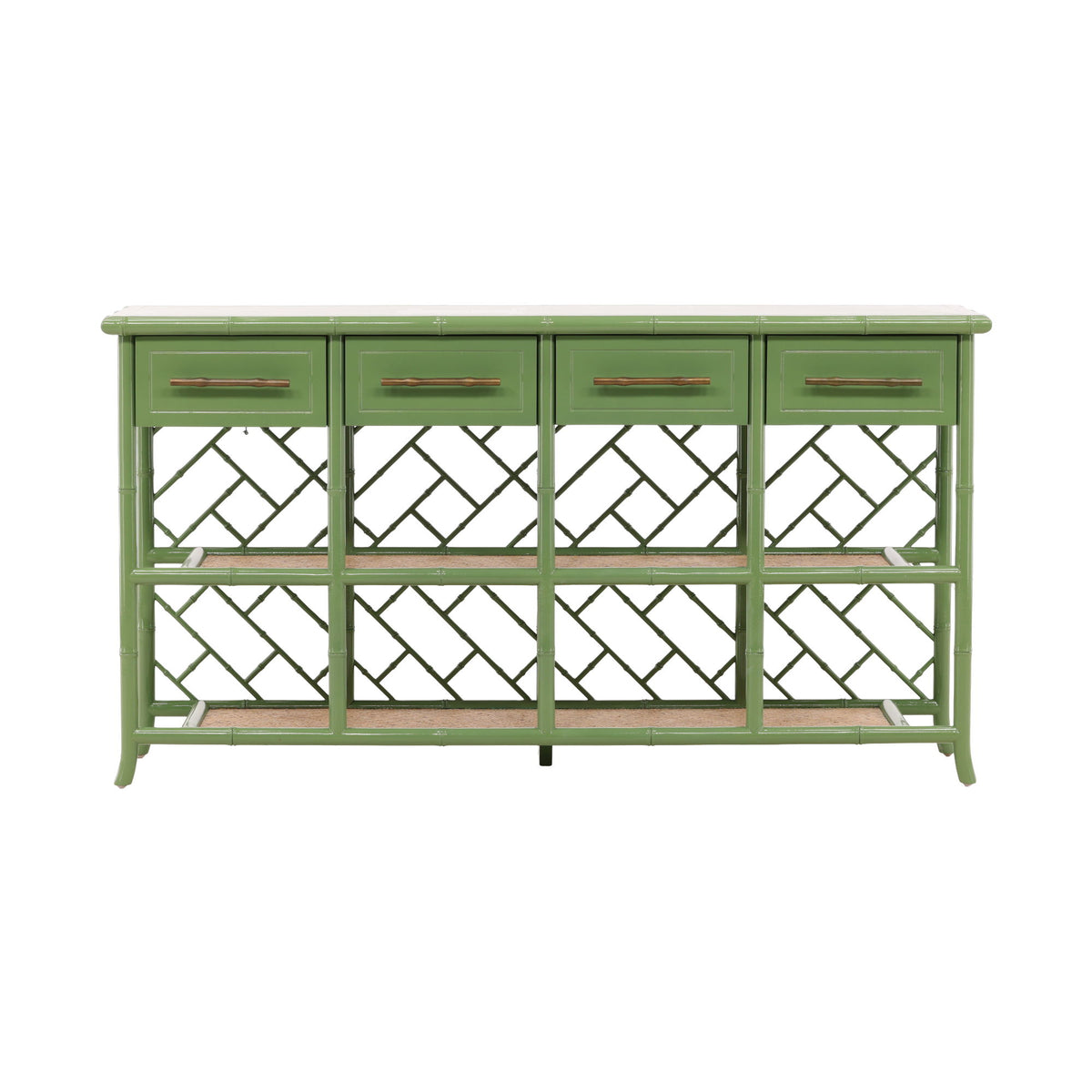 Trellis - Bamboo Sideboard - Green