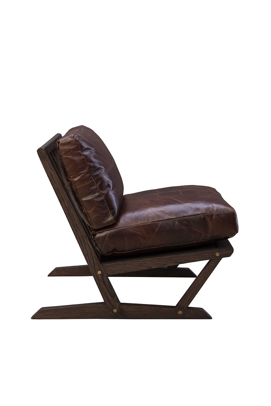 Lezlie - Occasional Chair - Dark Brown