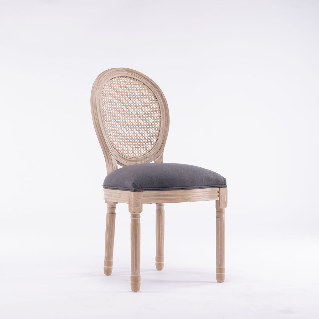French Country Dining Chairs & Round Back (Set of 2)