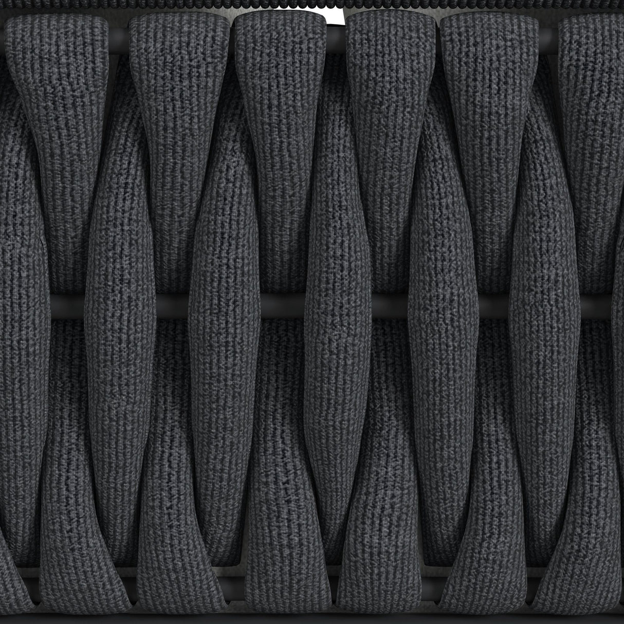 Bali - Loveseat With Olefin - Dark Gray